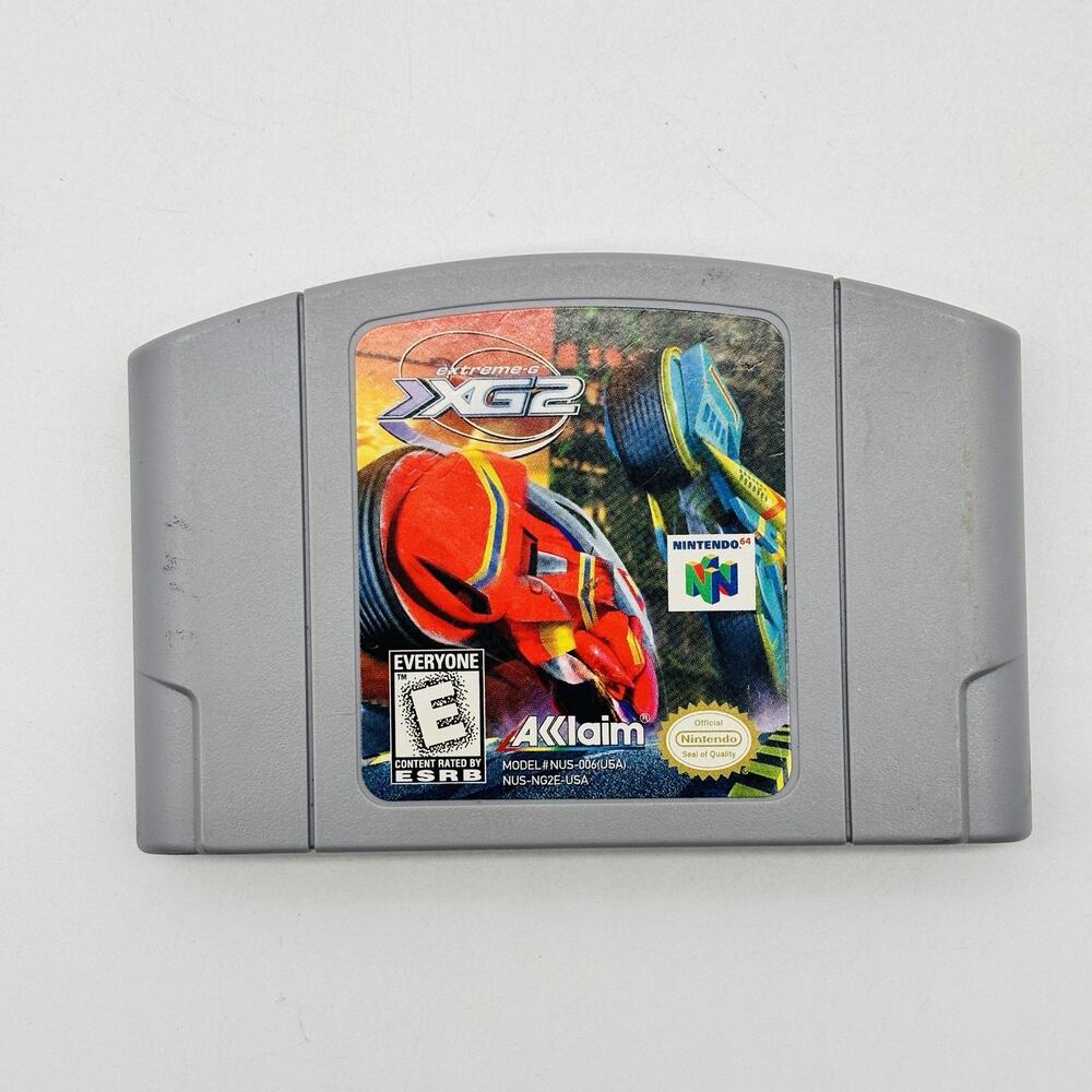 Extreme XG2 Racing Nintendo 64 N64 Authentic Cleaned Tested Works - Picture 2 of 11